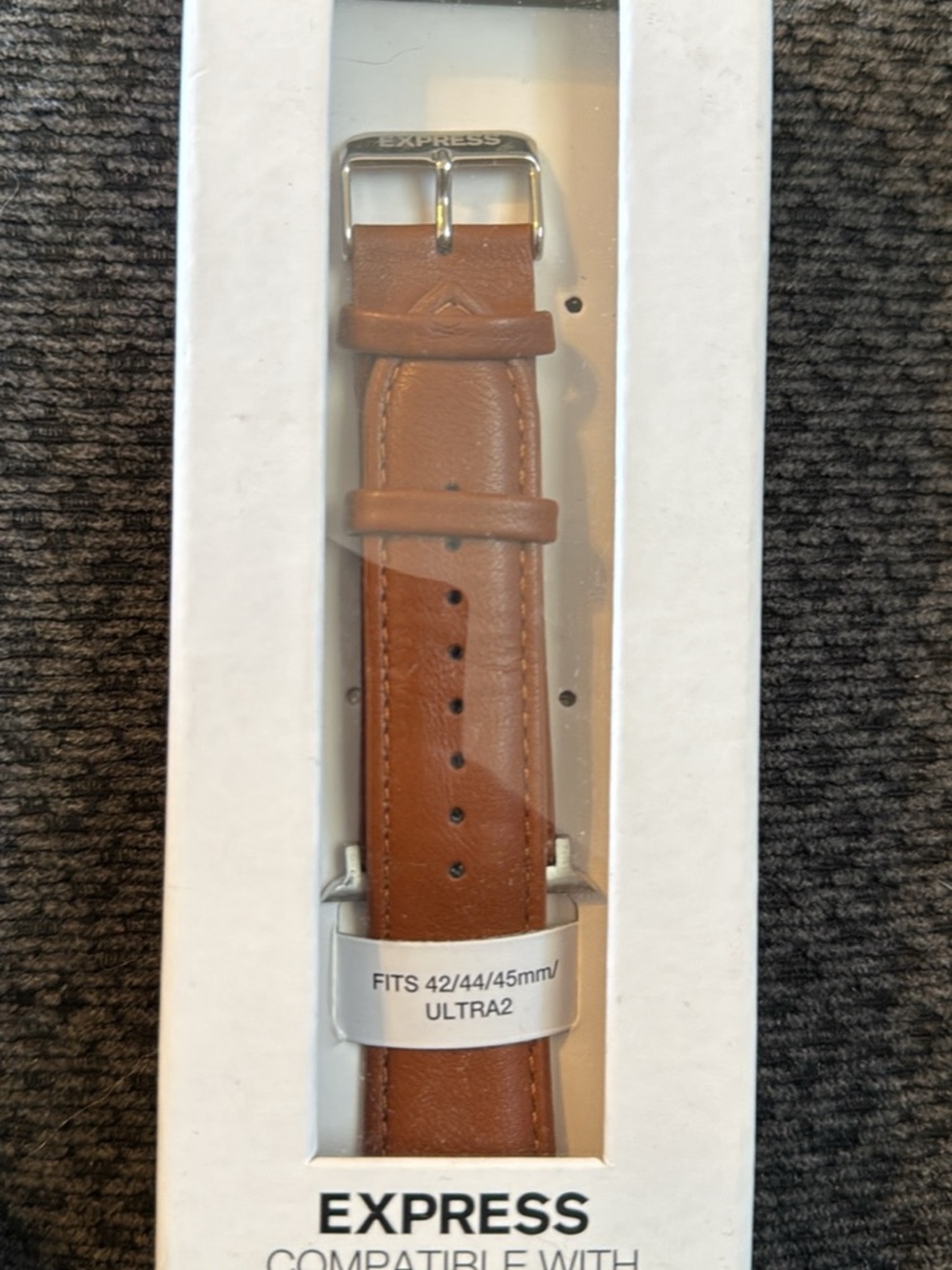 Brand New Express Brown Apple Watch Band Accessory Fits 42/44/45mm